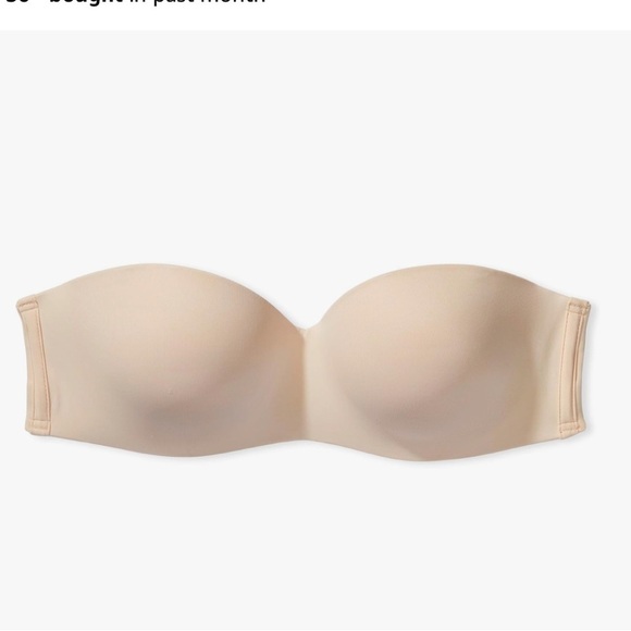 PINK VICTORIA SECERT Strapless Cream Bra push up classic cross pack 34C - Picture 4 of 10